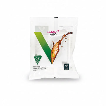 Hario V60 paper filters, 100 pack, available in size 01 and 02