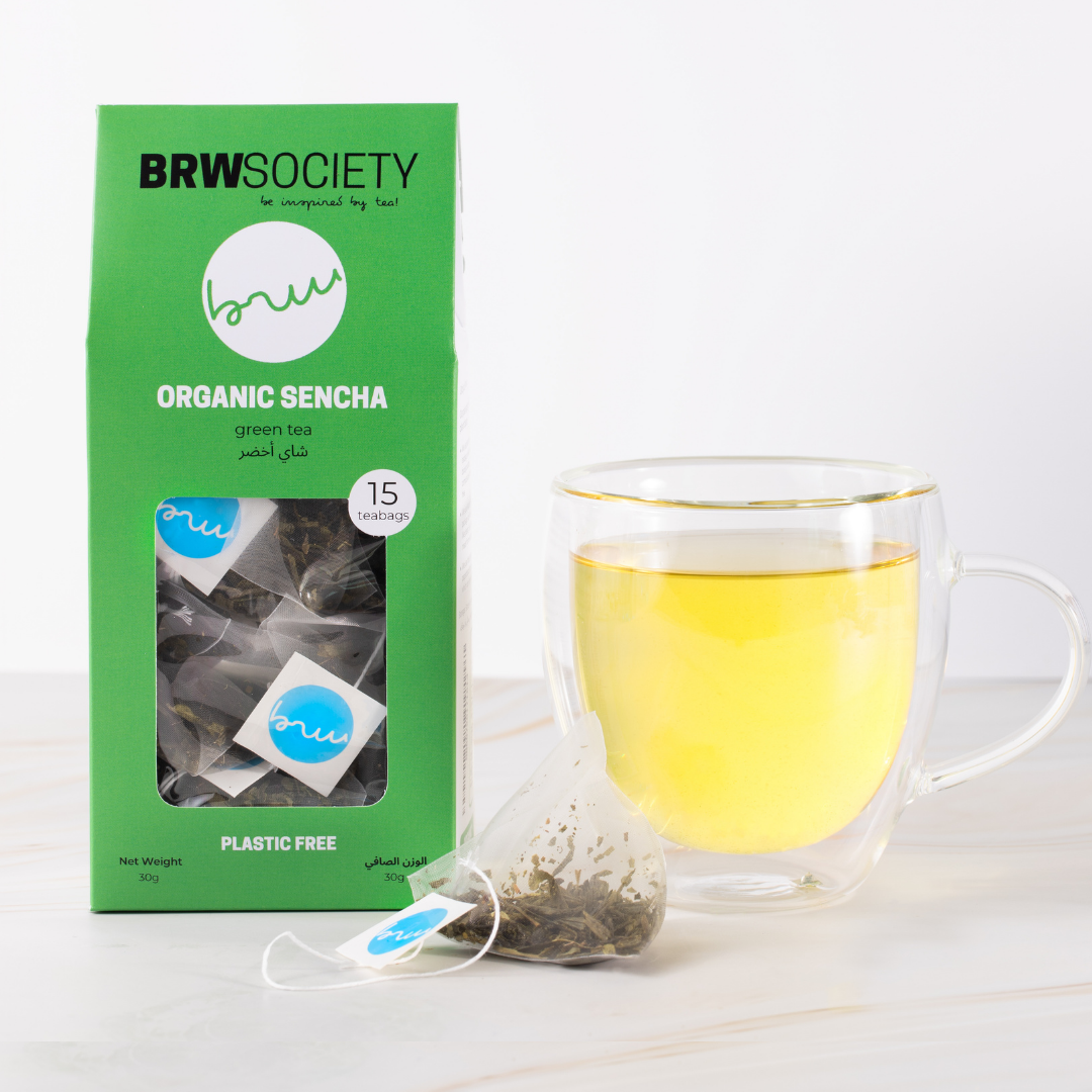 BRW Society Organic Sencha Green Tea 15 bags