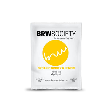 BRW Society Organic Ginger & Lemon Tea 100 bags