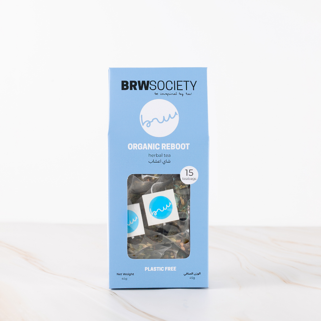 BRW Society Organic Reboot Herbal Tea – 15 Tea Bags