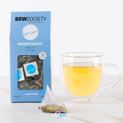 BRW Society Organic Reboot Herbal Tea – 15 Tea Bags