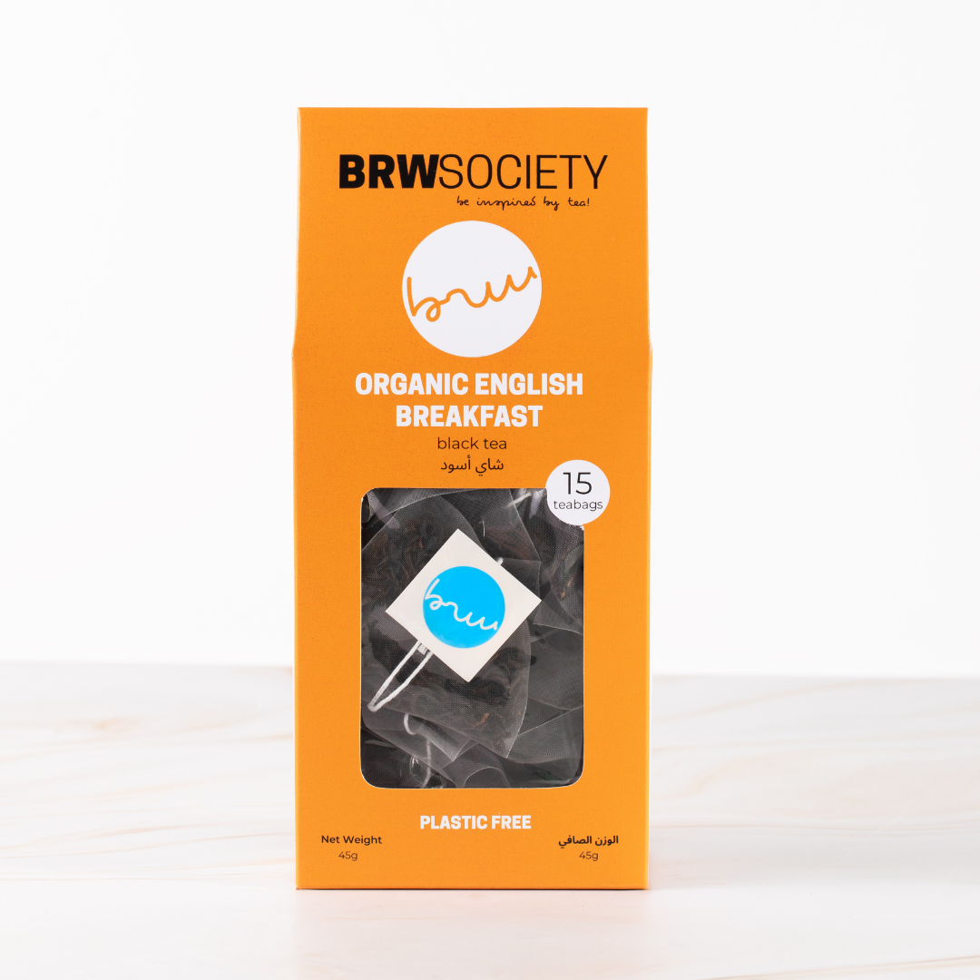 BRW Society Organic English Breakfast Tea – 15 Tea Bags