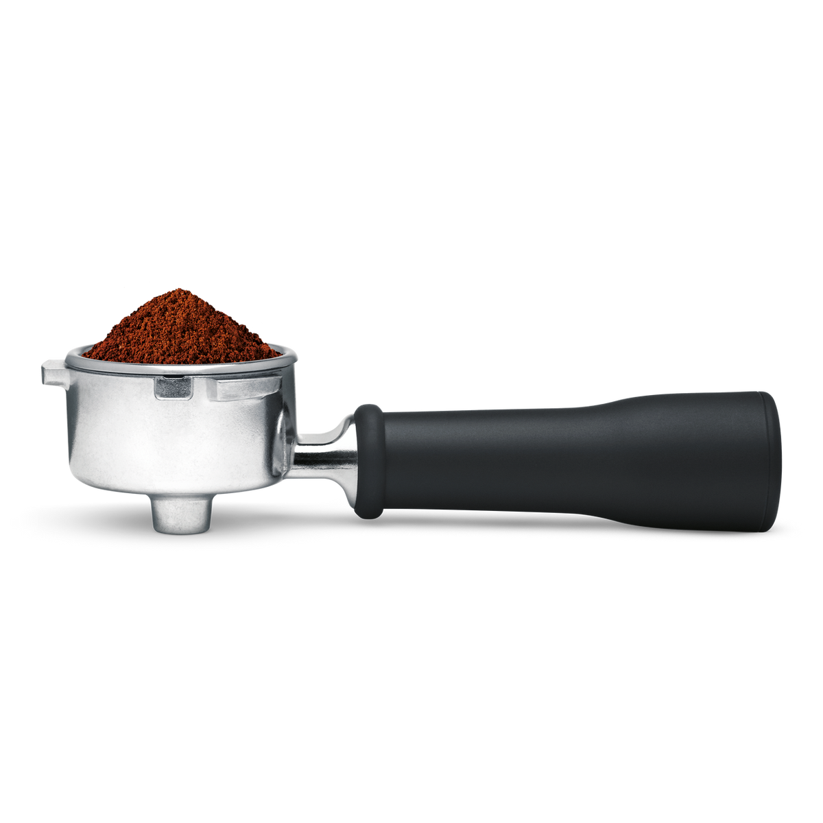 Sage Bambino Plus SES500 side view with the included espresso accessories