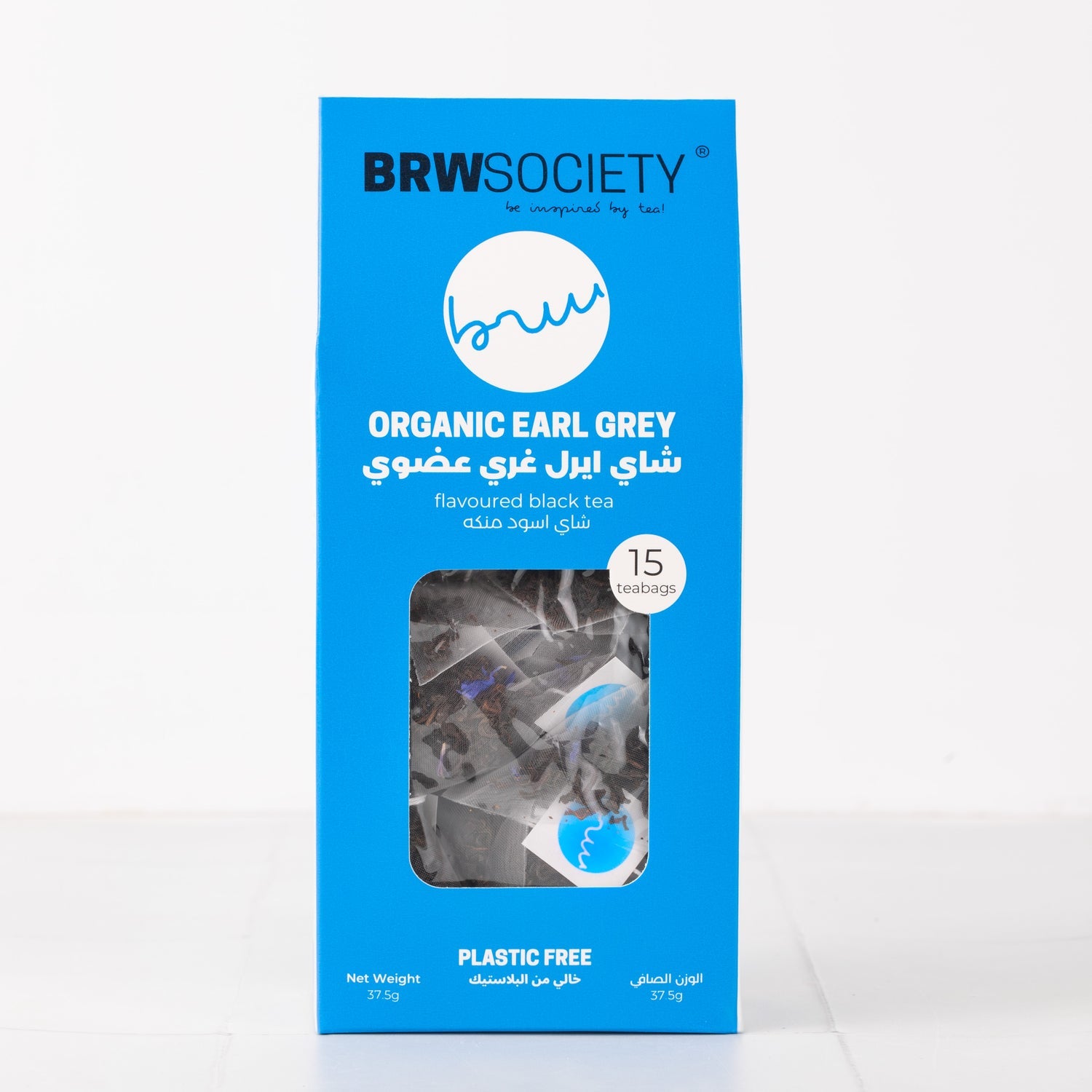 BRW Society Organic Earl Grey Tea – 15 Tea Bags