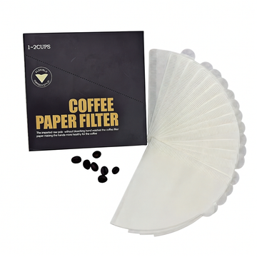 CurioBox Premium V60 Coffee Paper Filters, 100 count boxes in size 01 and size 02