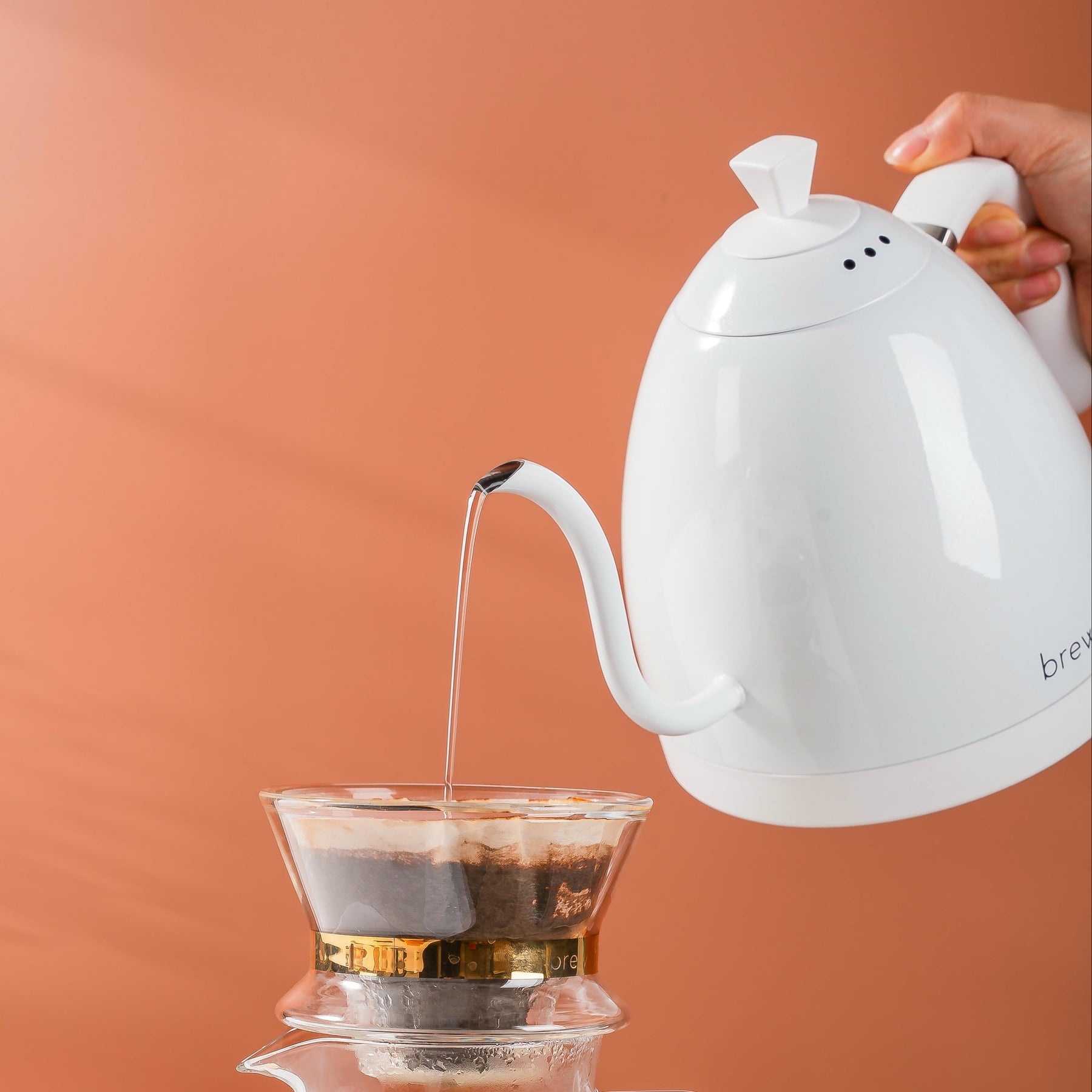 Brewista Artisan Gooseneck Kettle 1L – Variable Temperature Electric Pour Over Kettle