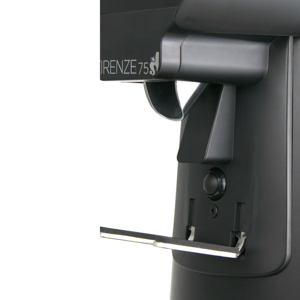 Eureka Firenze 75 adjustable hands-free portafilter fork and grounds chute