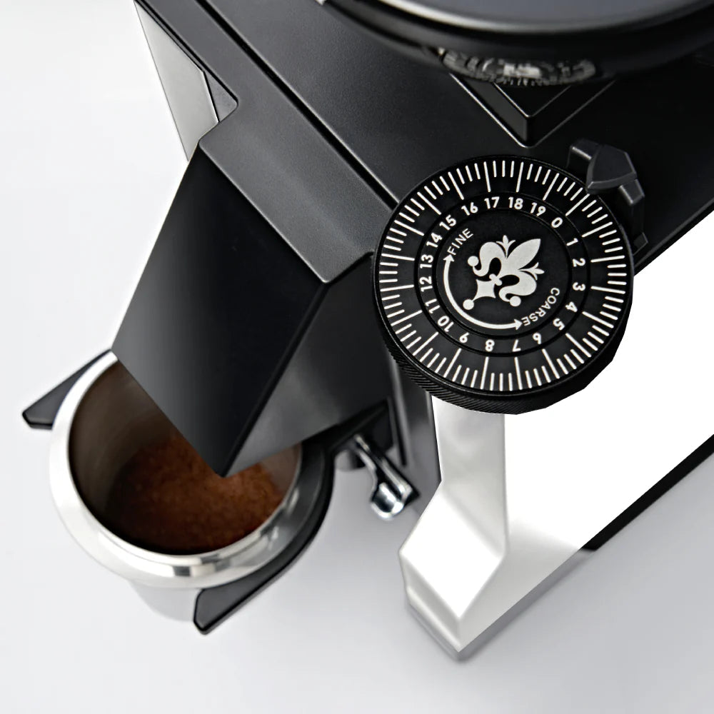 Eureka Mignon Zero 55S espresso grinder available in Black or White
