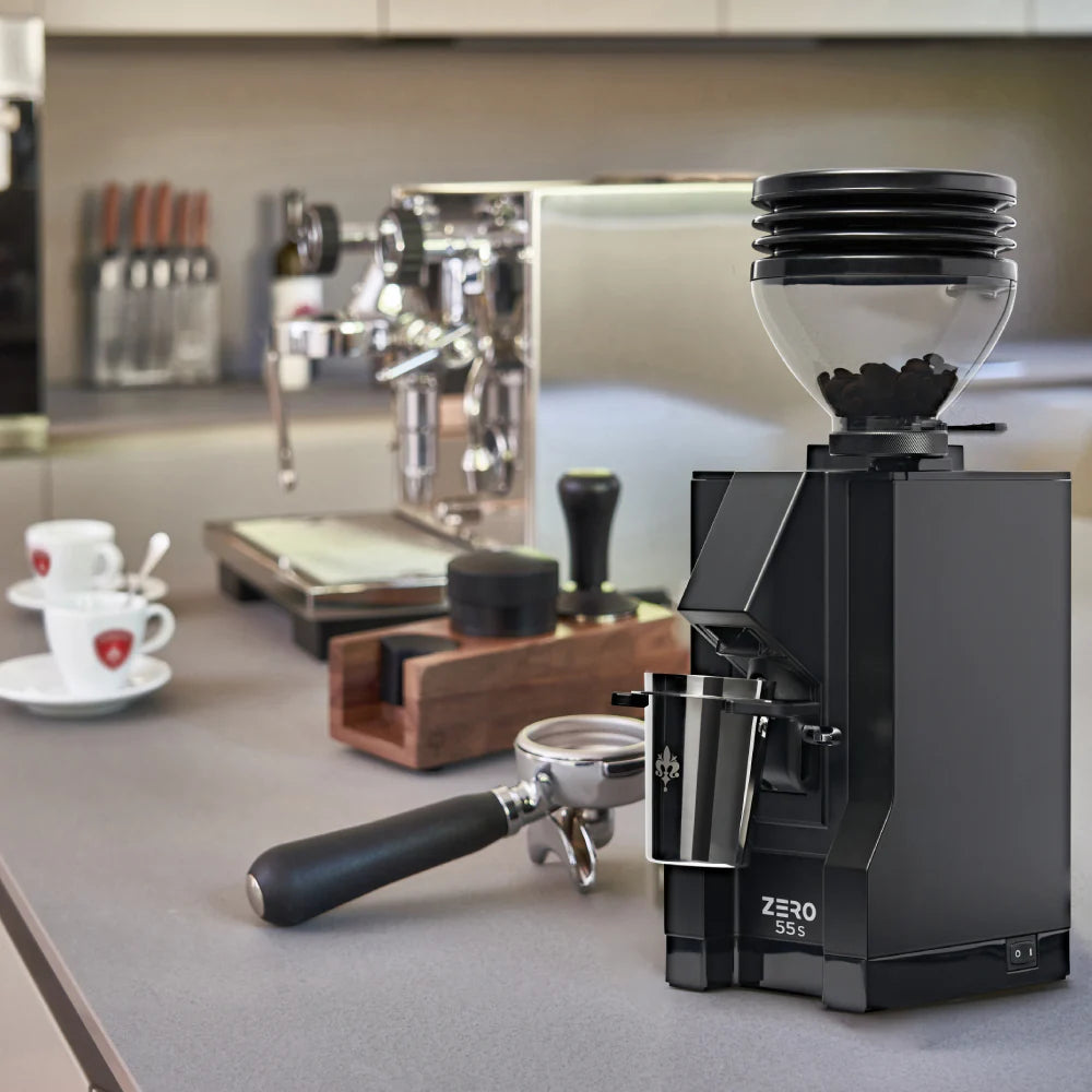 Eureka Mignon Zero 55S espresso grinder with 310W direct drive motor