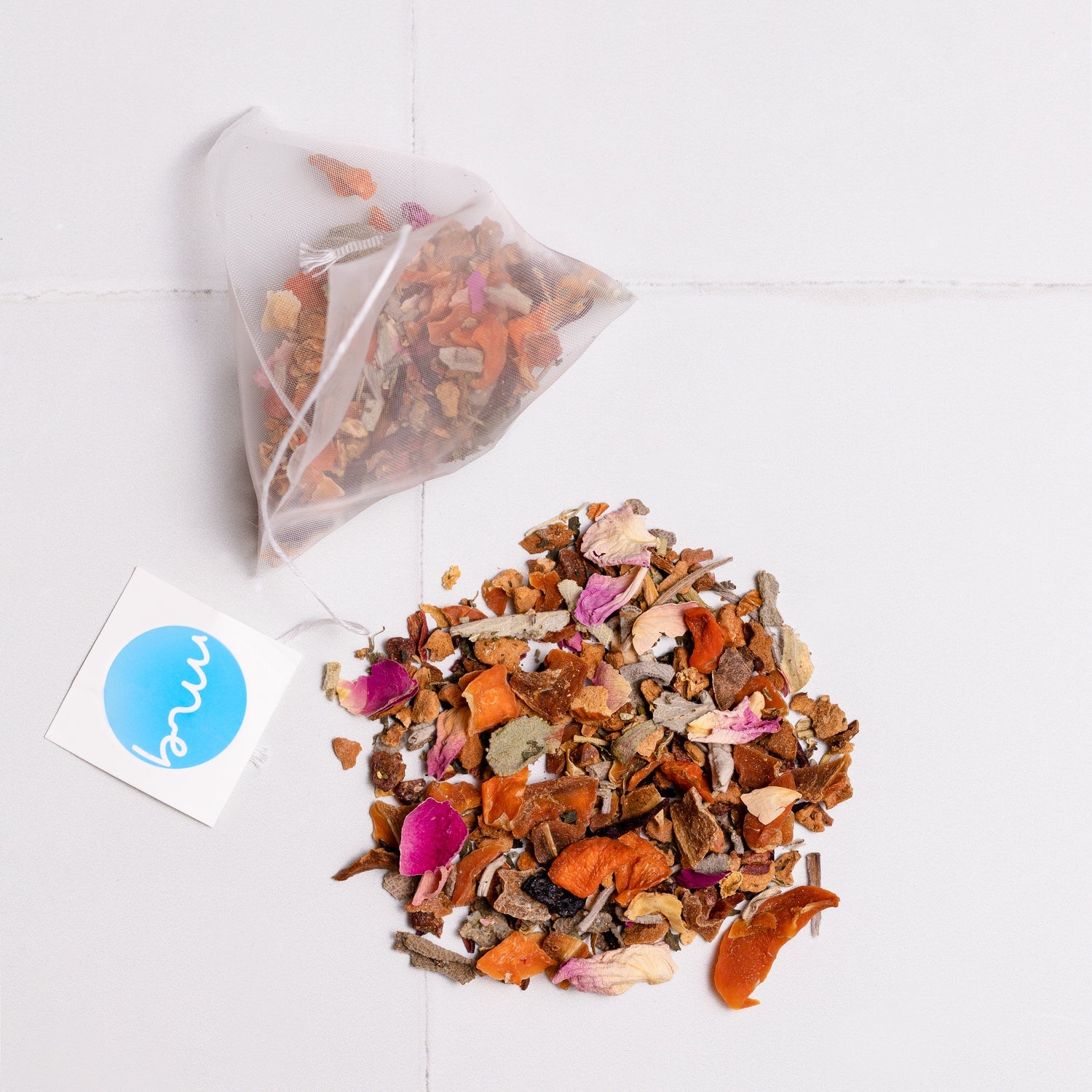BRW Society Organic Glow Herbal Tea – 15 Tea Bags