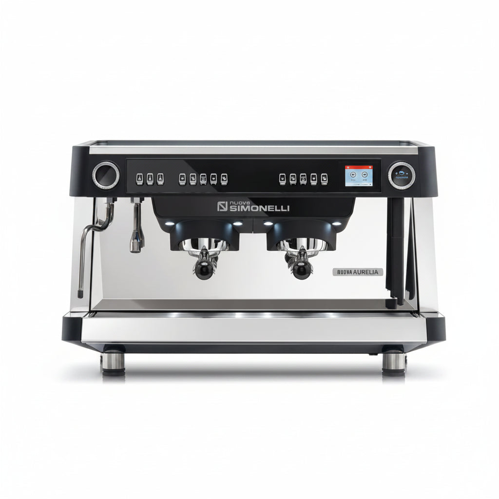 Nuova Simonelli Aurelia Volumetric XT 2 group commercial espresso machine black UAE