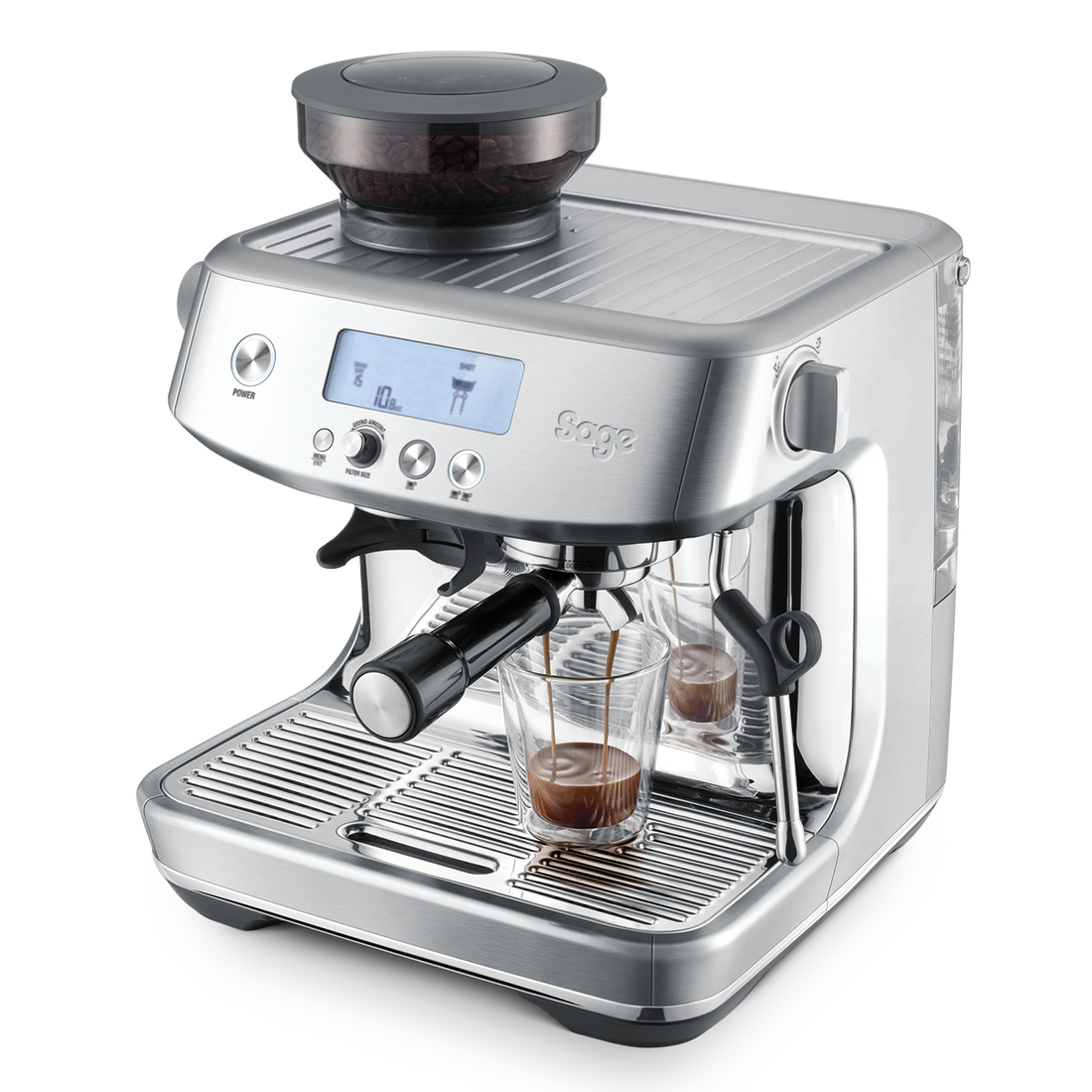 Sage (Breville) Barista Pro SES878 espresso machine in brushed stainless steel