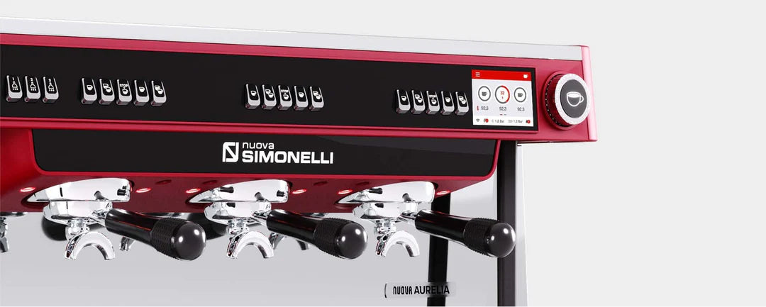 Nuova Simonelli Aurelia Volumetric XT 2 group commercial espresso machine black UAE