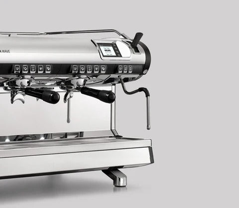 Aurelia Wave 2 Group Volumetric Espresso Machine – Black & White