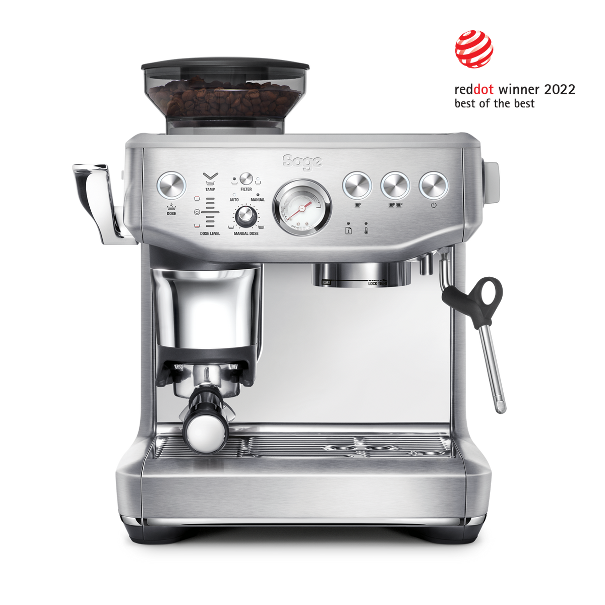 Sage (Breville) Barista Express Impress SES876 espresso machine in brushed stainless steel
