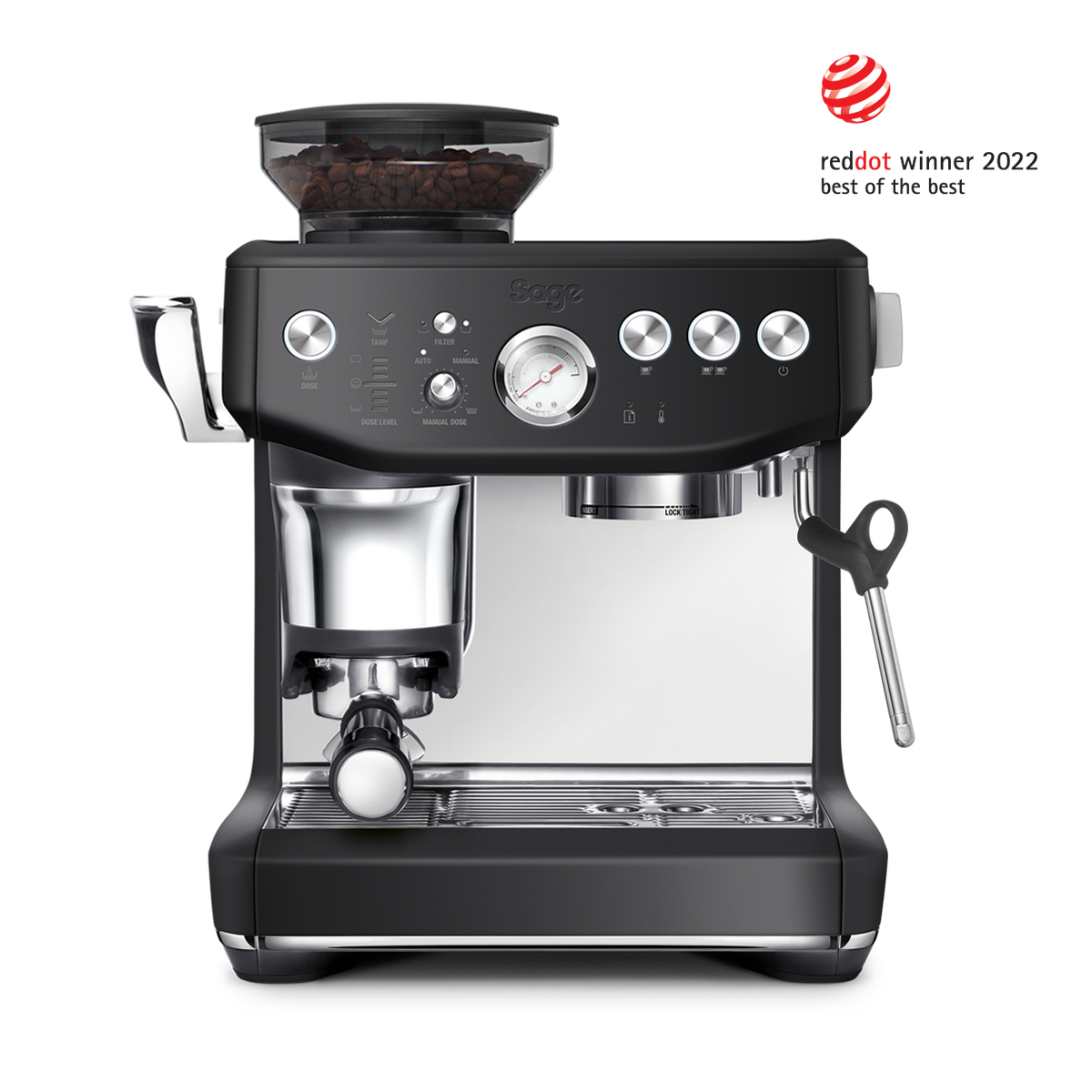 Sage Barista Express Impress SES876 with assisted tamping and intelligent dosing